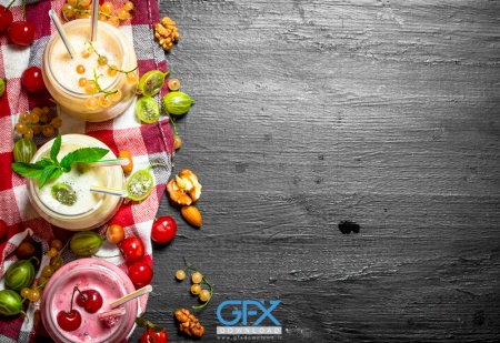 پس‌زمینه چوبی برای عکاسی از دسر و شیرینی