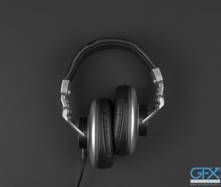 دانلود عکس هدفون حرفه‌ای با رزولوشن بالا برای چاپ