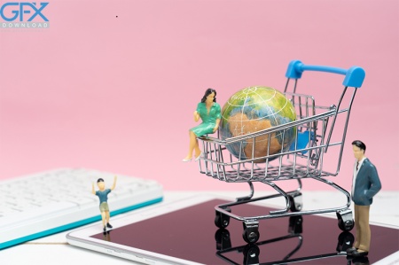 عکس با کیفیت با موضوع خرید آنلاین