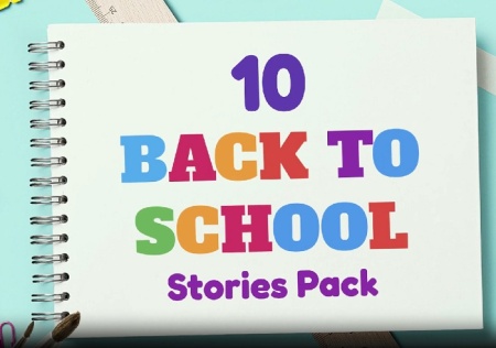 پروژه افتر افکت استوری اینستاگرام بازگشت به مدرسه Back To School Story