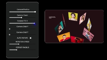 دانلود 10 Minimal Carousel Pack پروژه افتر افکت برای معرفی محصول