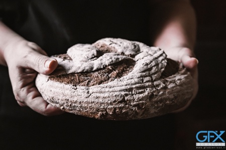 عکس نان با کیفیت بالا برای چاپ در طراحی منو و بروشور