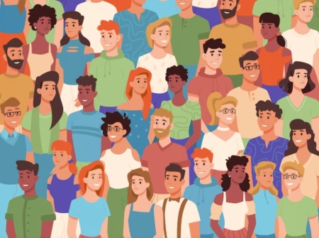 مجموعه وکتورهای مردم برای طراحی مدرن