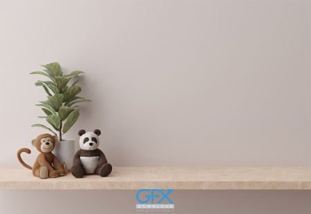 دانلود عکس بک گراند عروسکی کودکانه برای چاپ