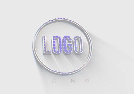 پروژه آماده افتر افکت رایگان نمایش لوگو مینیمال Clean Logo Intro