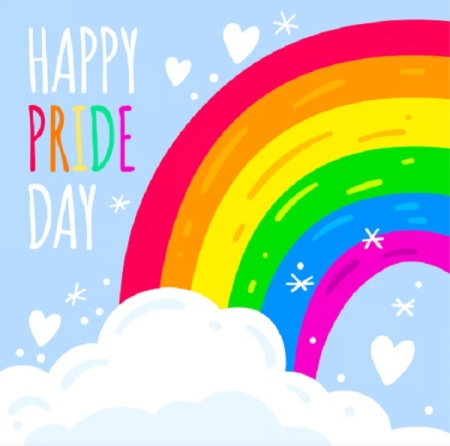 طرح وکتور رنگین کمان کودکانه برای طراحی