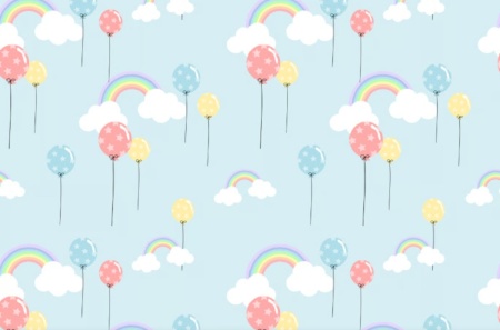 وکتور رنگین کمان شاد مناسب پوستر و چاپ