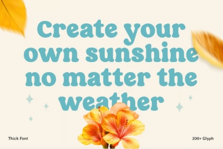 فونت‌ های ضخیم انگلیسی برای تایپوگرافی