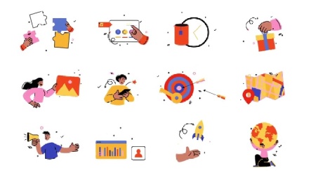 پروژه افتر افکت انیمیشن وب آماده برای وبسایت و شبکه‌های اجتماعی Animation For Web