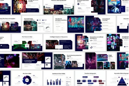 دانلود قالب پاورپوینت مناسب برای پایان‌نامه هوش مصنوعی