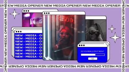 پروژه آماده پریمیر معرفی مدرن Aurora Trendy Media Opener