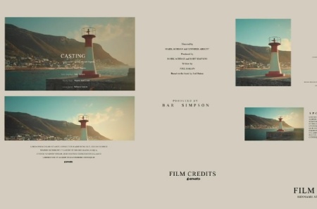 پروژه افتر افکت برای نمایش اسامی و تیتراژ فیلم Film Credits