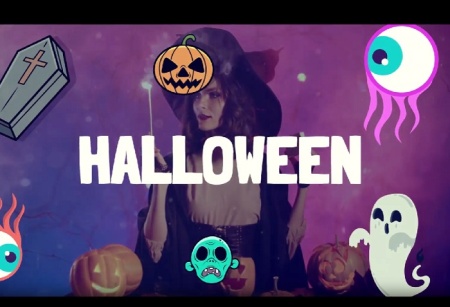 پروژه افتر افکت برای ساخت اینترو هالووین Halloween Intro