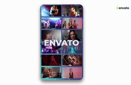 دانلود پروژه افتر افکت استوری برای معرفی رویداد موسیقی Music Concert Promo