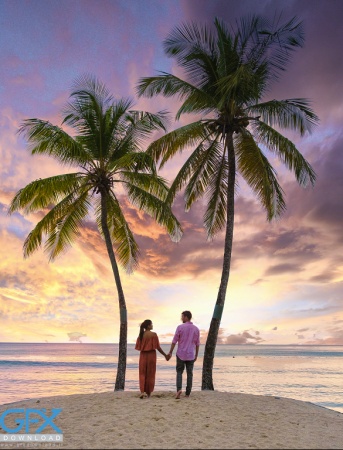 تصویر با کیفیت بالا از زوج عاشق برای چاپ در قاب عکس تزئینی