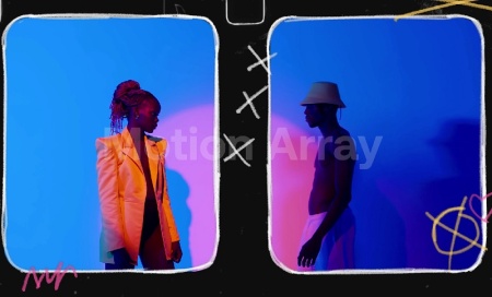 فوتیج قاب های ویدیویی با پس‌ زمینه شفاف 3 Trendy Frames On Alpha