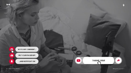 پروژه پریمیر دکمه‌ های متحرک شبکه‌ های اجتماعی Social Media Buttons