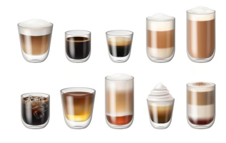 طرح‌های جذاب وکتور فنجان و لیوان قهوه