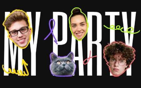 پروژه آماده پریمیر برای معرفی چهره های رنگارنگ Colorful Face Intro