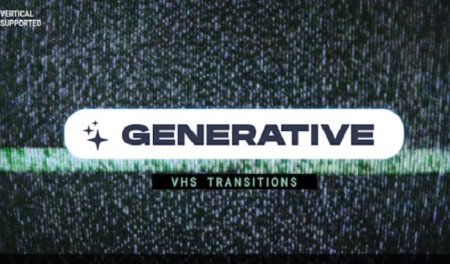 دانلود ترانزیشن پریمیر با افکت نوار ویدیویی Generative VHS