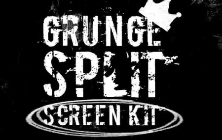 پروژه پریمیر چند صفحه ای با استایل گرانج Grunge Split Screen Kit