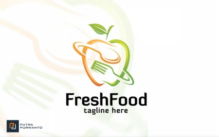 طرح آماده وکتور سیب سلامتی با فرمتهای AI و EPS قابل ویرایش