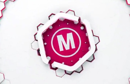 پروژه پریمیر لوگو با طراحی شش‌ ضلعی Honeycomb Field Logo