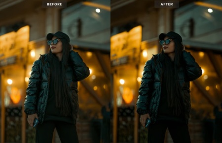 پریست لایت روم با افکت موُدی و شهری Moody Black