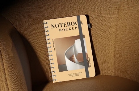 دانلود پروژه افتر افکت موکاپ دفترچه Notebook Mockup