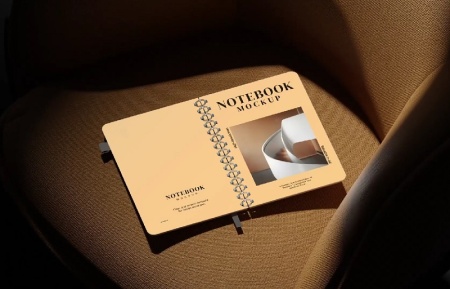 پروژه آماده افتر افکت موکاپ دفترچه یادداشت Notebook Mockup