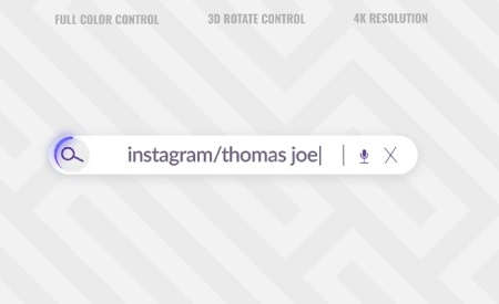 دانلود پروژه افتر افکت نوار جستجو Search Bar Subscribe