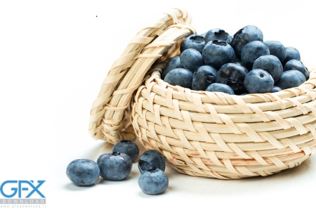 تصویر زمینه بلوبری با رزولوشن بالا و رنگ‌های زنده