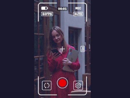 پروژه آماده افتر افکت رابط کاربری دوربین گوشی عمودی Phone Camera Overlays