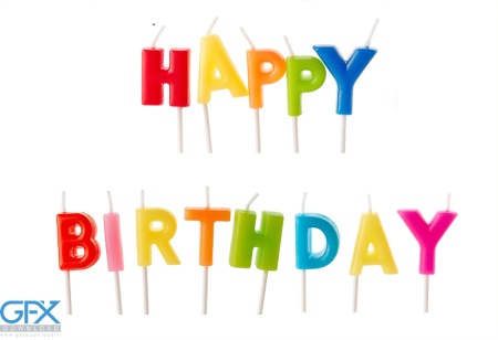 عکس شمع هپی برز دی تولد رنگارنگ