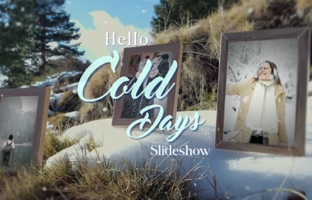 پروژه افتر افکت اسلایدشو زمستانی Hello Cold Days Slideshow