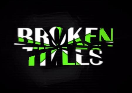 ترانزیشن متنی پریمیر با افکت شیشه شکسته Crash Glass Text