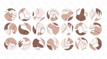 هایلایت اینستاگرام با فرمت PNG مناسب طراحی پروفایل