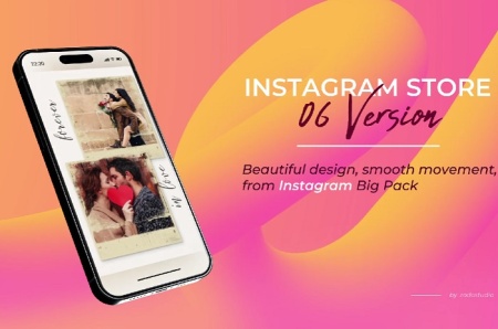پروژه افتر افکت اینستاگرام 6 استوری ولنتاین Valentine Instagram