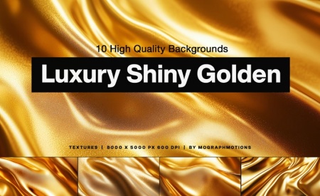 بهترین تکسچر طلایی براق برای طراحی‌های لوکس