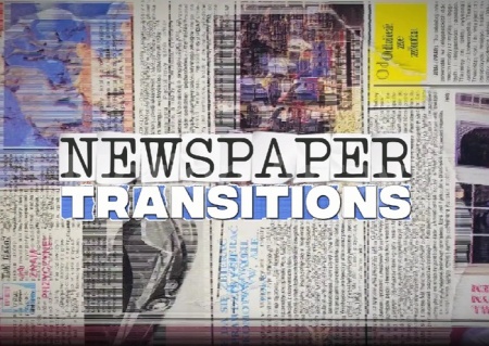 دانلود ترانزیشن کروماکی روزنامه‌ ای Pack Of 5 Newspaper