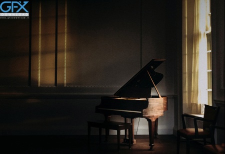 عکس هنری پیانو برای پوستر و چاپ ابعاد بزرگ