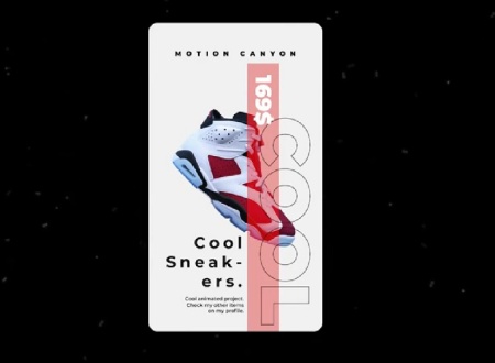 پروژه پریمیر تبلیغاتی محصول برای استوری اینستاگرام Creative Promo Stories