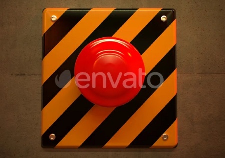 فوتیج آماده دکمه قرمز اضطراری سبک قدیمی Emergency Button