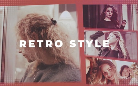 پروژه اسلایدشو افتر افکت سبک رترو و کلاسیک Retro Dynamic Slideshow