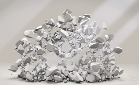 پروژه افتر افکت لوگو سه بعدی شکستن و انفجار 3D Explosion Shatter Logo