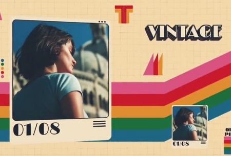 دانلود پروژه افتر افکت اسلایدشو کلاسیک Vintage Slides