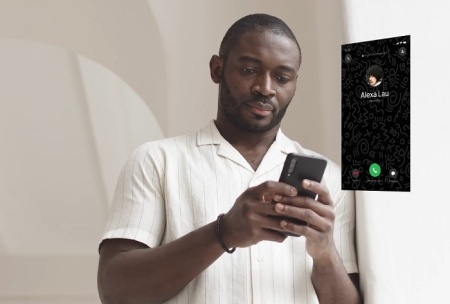 پروژه افتر افکت رابط کاربری نوتیفیکیشن تماس موبایل Phone Call UI Notification