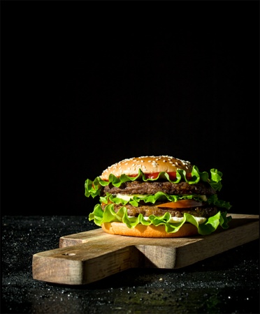 بهترین عکس‌های همبرگر برای طراحی و چاپ