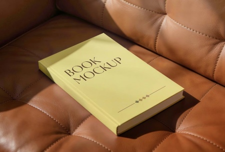 خرید موکاپ کتاب لایه باز با طراحی واقع‌گرایانه