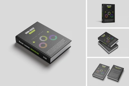 موکاپ کتاب لایه باز PSD قابل ویرایش در فتوشاپ